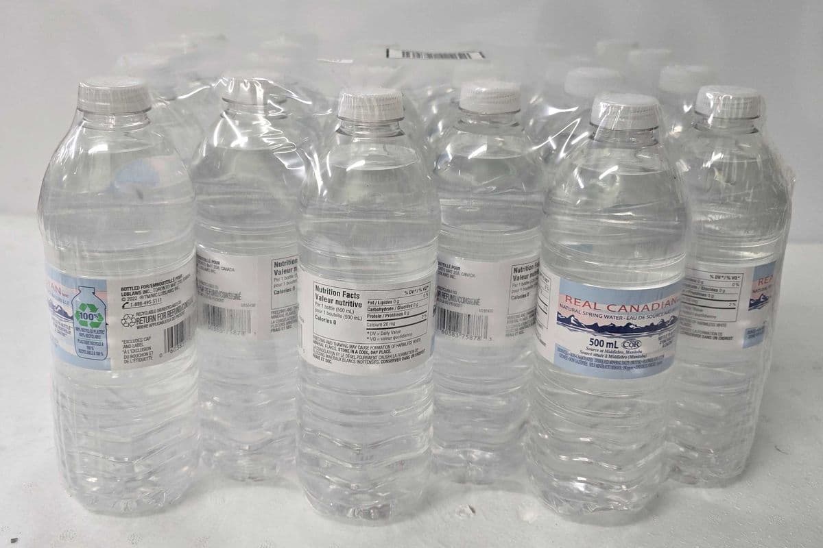 Real Canadian natural spring water 24 × 500ml (24 × 500 ml)