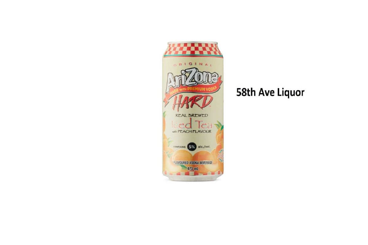 ARIZONA HARD PEACH ICED TEA CAN (1 x 473ML)