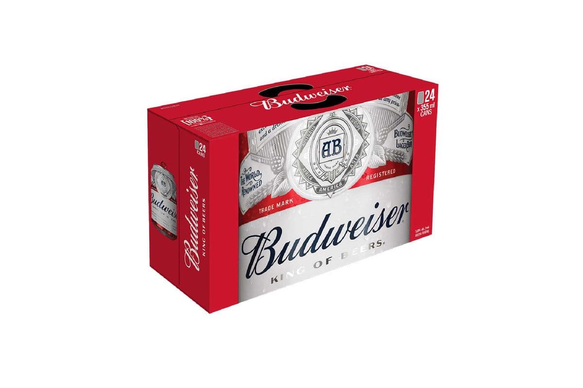 Budweiser (24 Pack Cans) (24 x 355 ml Cans)