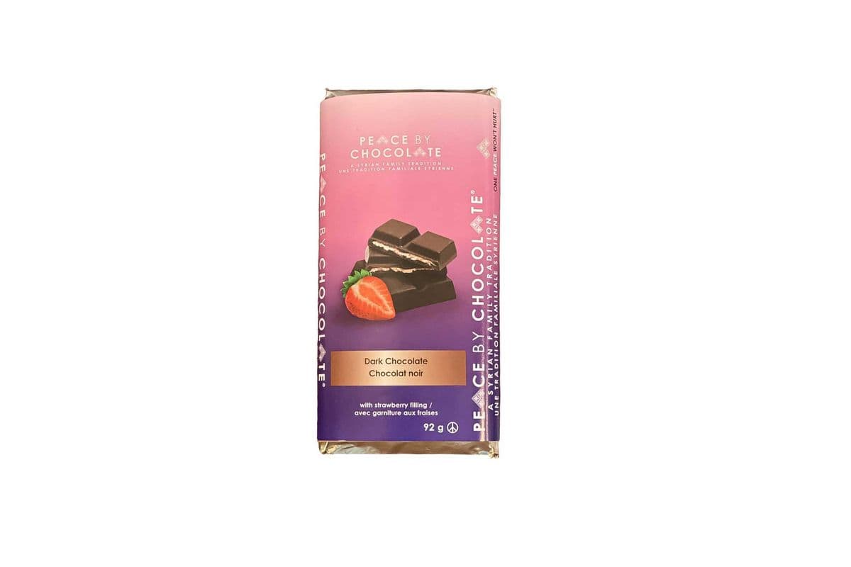 92g Dark Chocolate and Strawberry Cream Bar