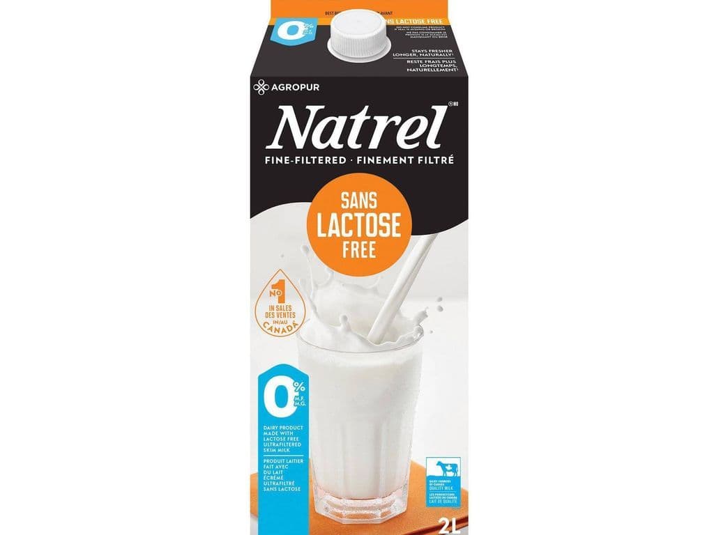 NATREL LACTOSE FREE SKIM MILK 2L