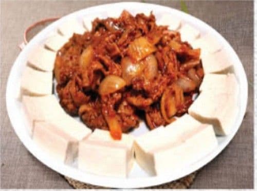 SamGyupSal Tofu Kimchi / 삼겹살 두부김치