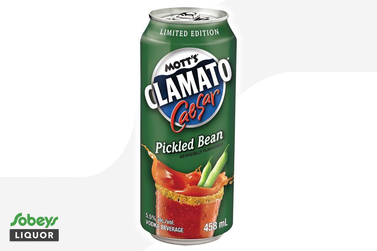 Mott’s Clamato Caesar Pickled Bean (1 x 458 ml)