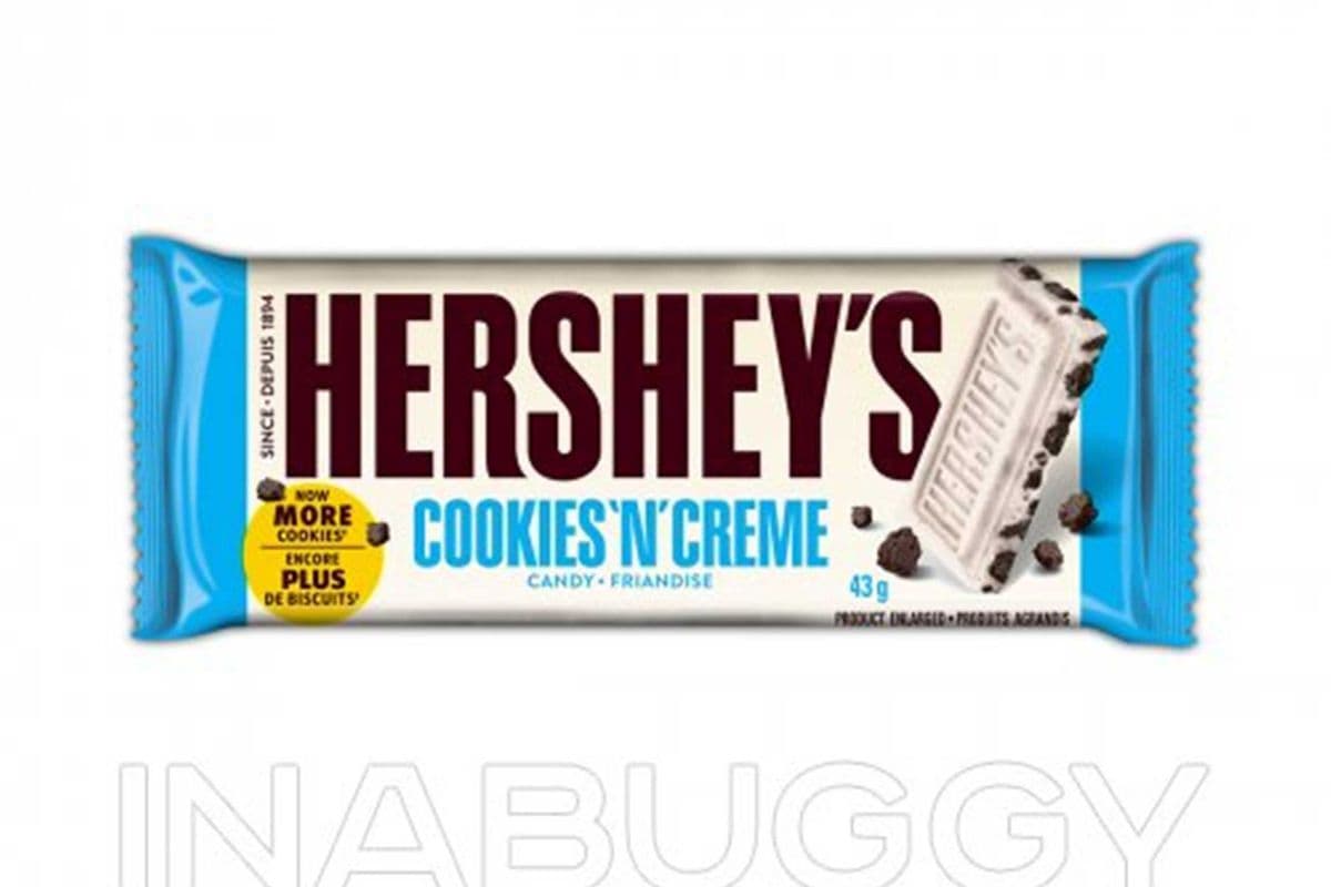 HERSHEY'S REGULAR SIZE CHOCOLATE BAR (43-45 GM)