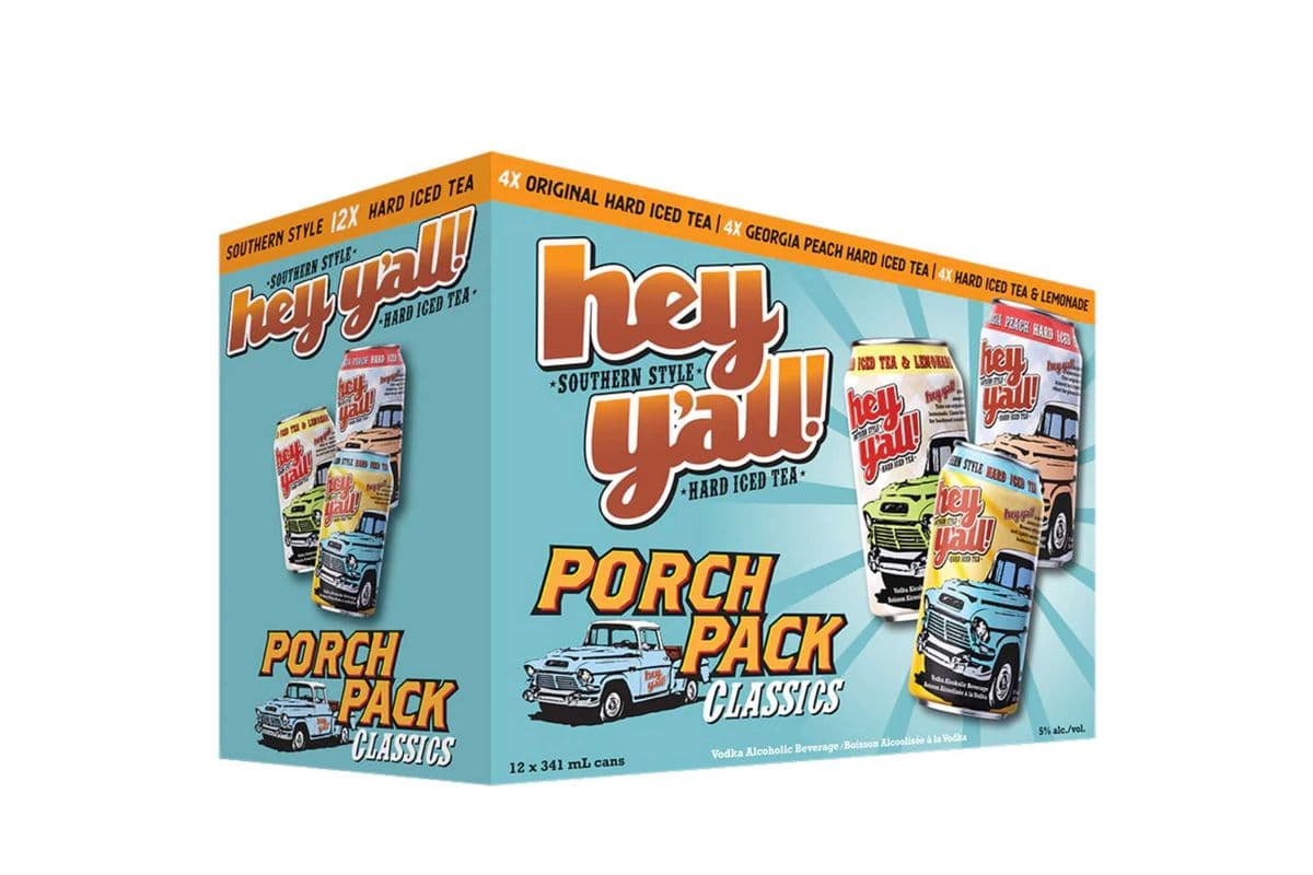 Hey Y’All Porch Variety Pack (12 Cans) (12 x 341ml)