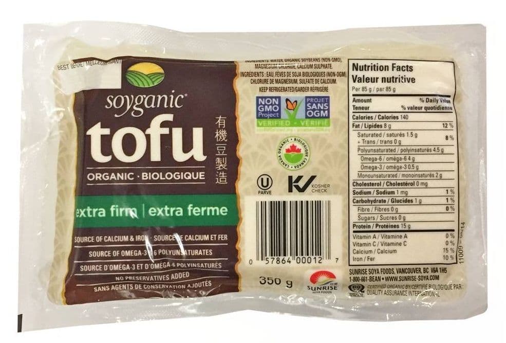 Soyganic Organic Tofu Extra Firm (Each 350 gm)