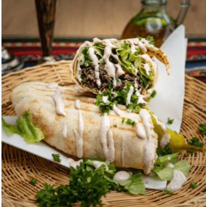 Kufta Kebob Wrap
