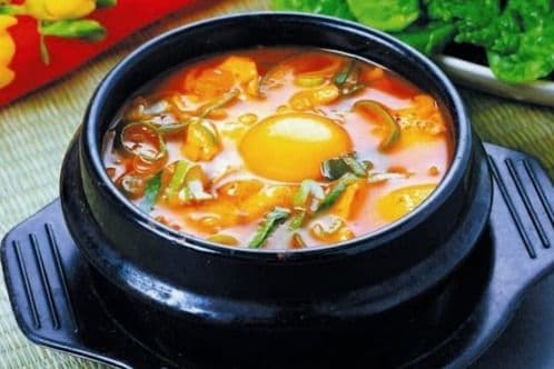 22. Ragoût au tofu doux avec friuts de mer / Soft Tofu Stew with Seafood