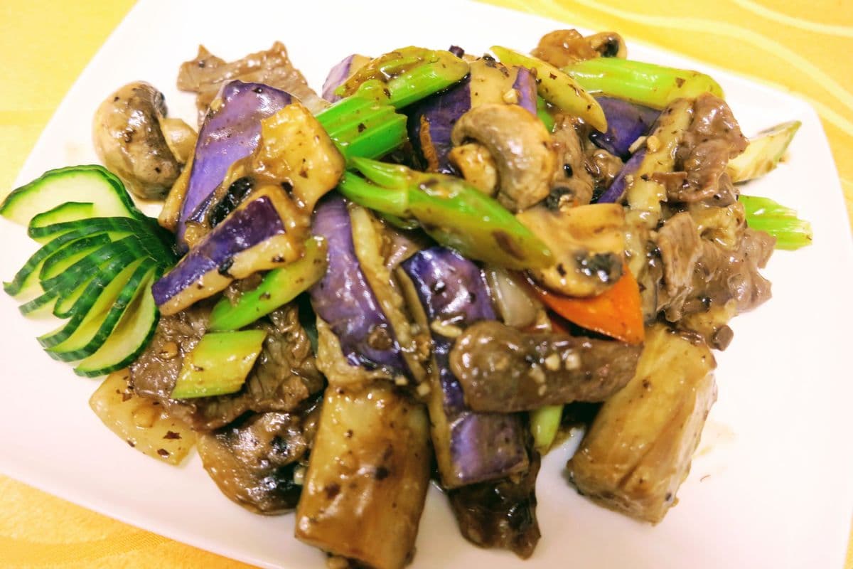 Beef with Eggplant