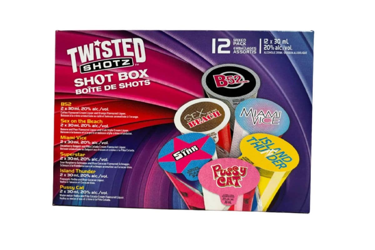 Twisted Mixed Shotz Box (12 x 30 ml)