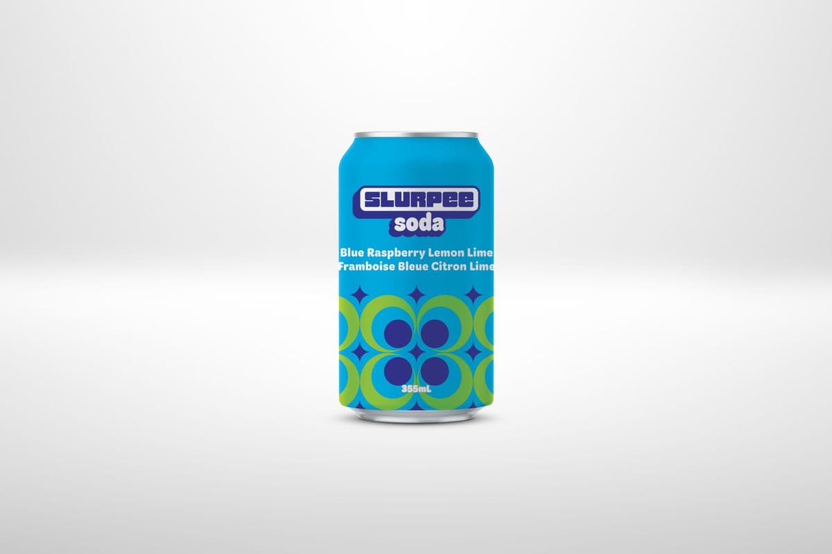 7-Select Slurpee Soda - Blue Raspberry (355 ml)