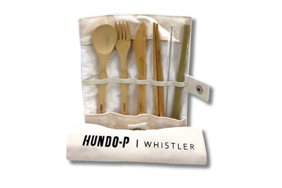 Bamboo - Utensil Set - White