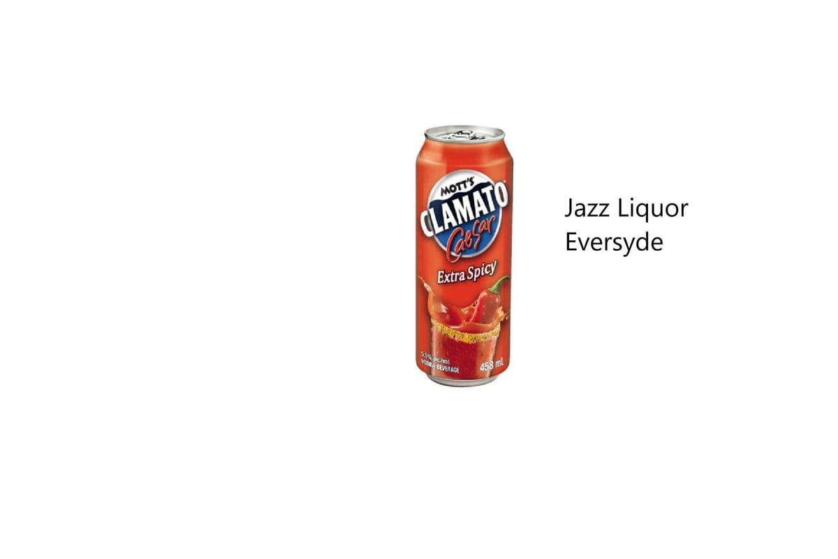 MOTT`S CLAMATO EXTRA SPICY CAN (1 x 4x458ML)
