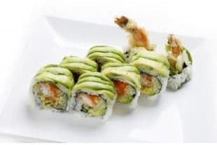 K12. Green Dragon Roll (8 pcs)
