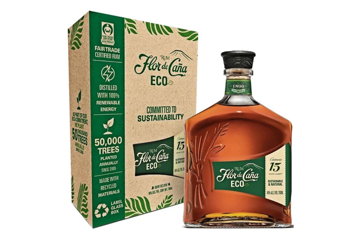 Flor de Cana Eco Rum 15 Year Old (1 x 750ml)