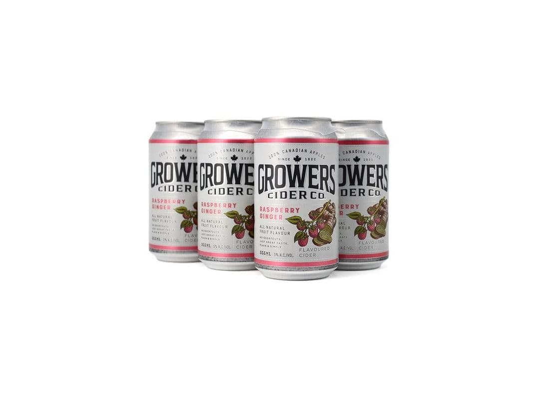 Growers Raspberry-Ginger (6 x 355 ml cans)