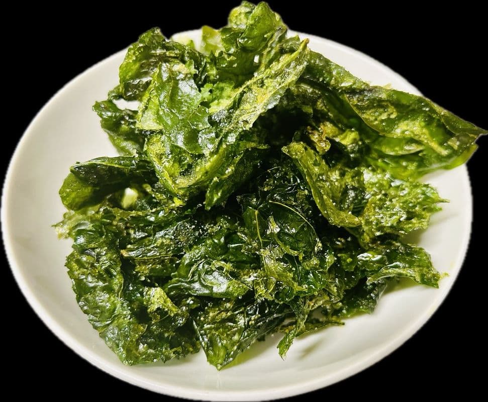 Crispy spinach / Epinard croustillant/