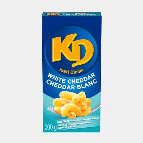 Kraft Dinner Cheddar blanc macaroni et fromage / Kraft Dinner White Cheddar Macaroni and Cheese