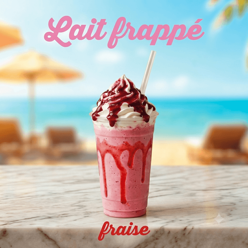 Lait Frappé FRAISE