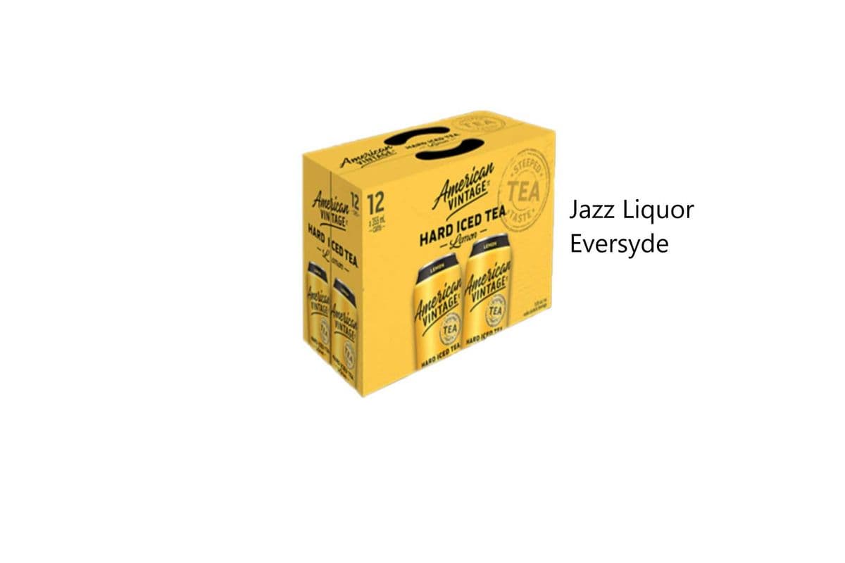 AMERICAN VINTAGE HARD ICED TEA LEMON (1 x 12x355ML)