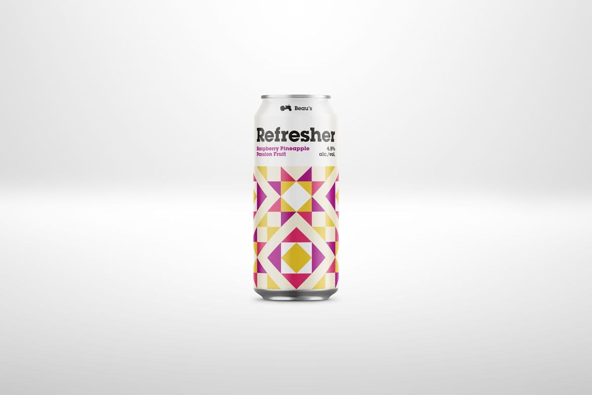 Beau's Raspberry Pineapple Passion Fruit Refresher (1 x 473 ml)