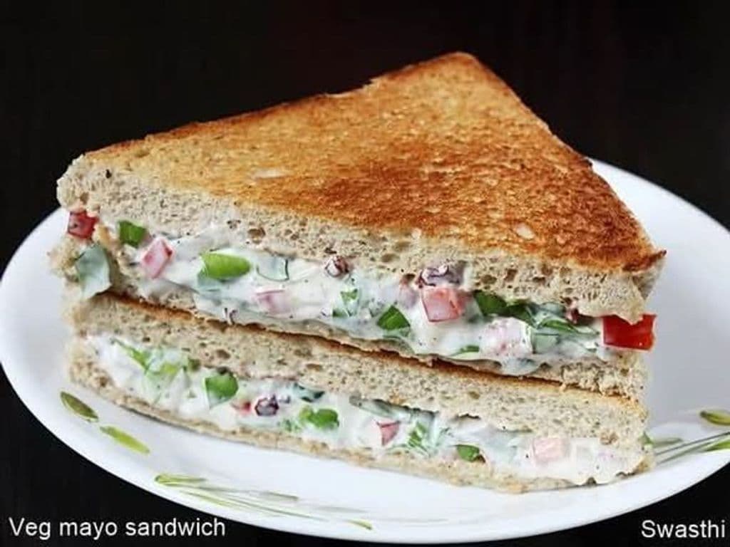 Mayonnaise Masala Grilled Sandwich