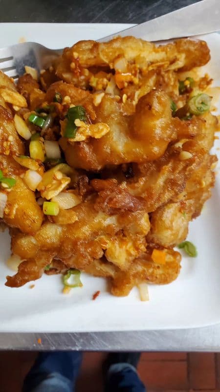 49. Deep-Fried Spicy Squid with Spicy Salt 椒盐鲜鱿