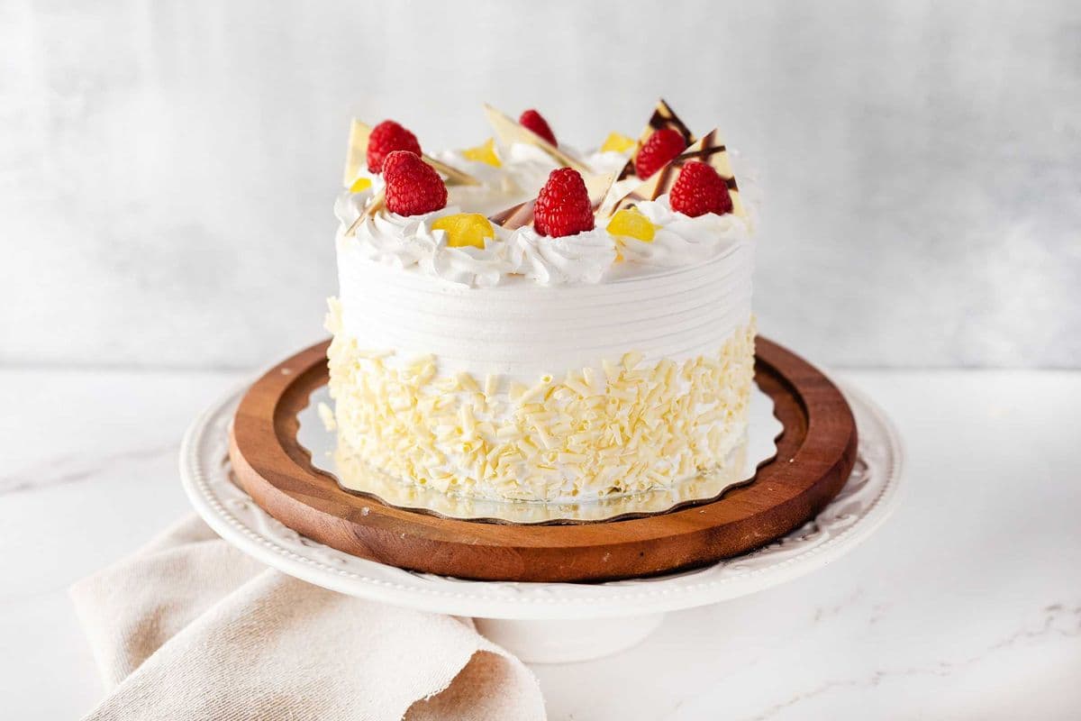 Lemon Raspberry Cake 8"
