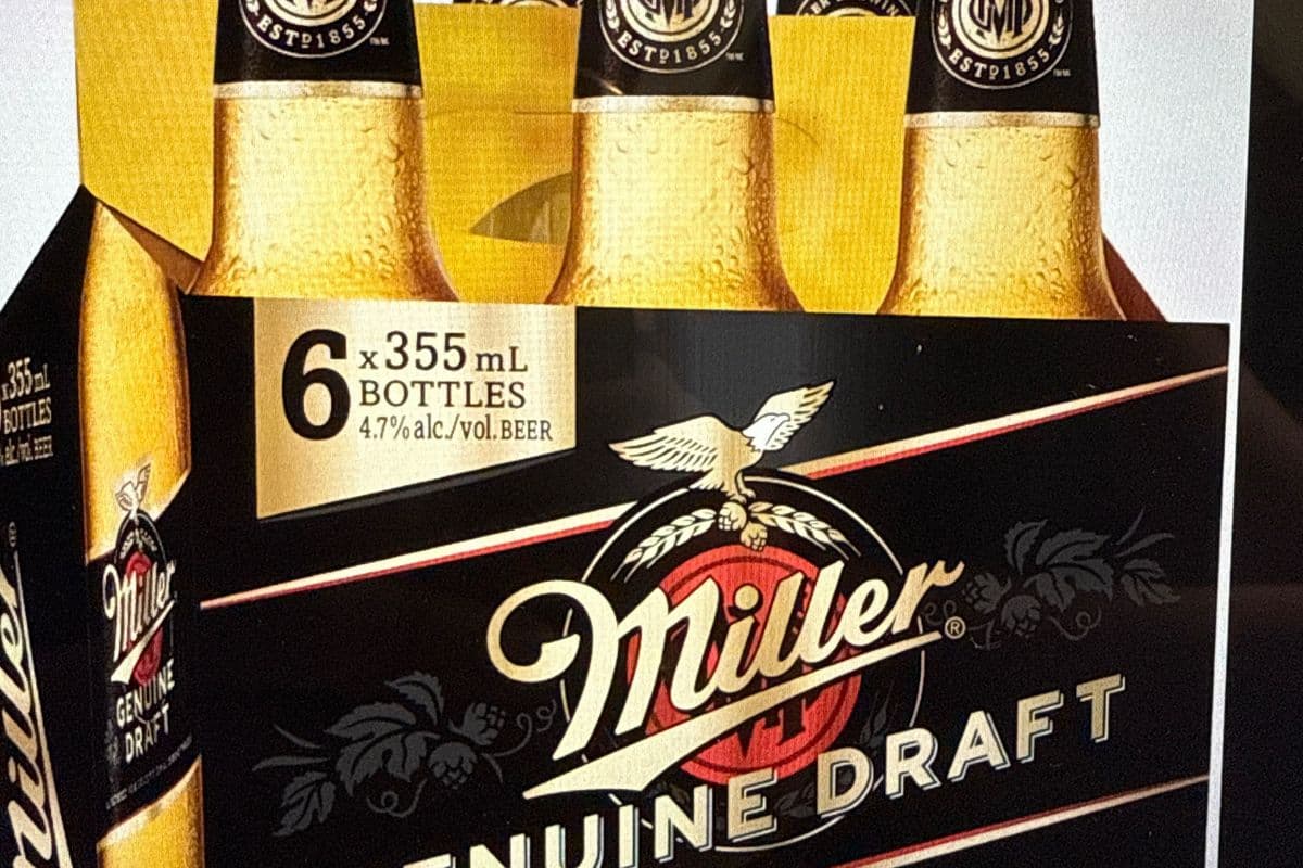 Millers Genuine Draft 6PK Bottle (6 x 330 ml Bottle)