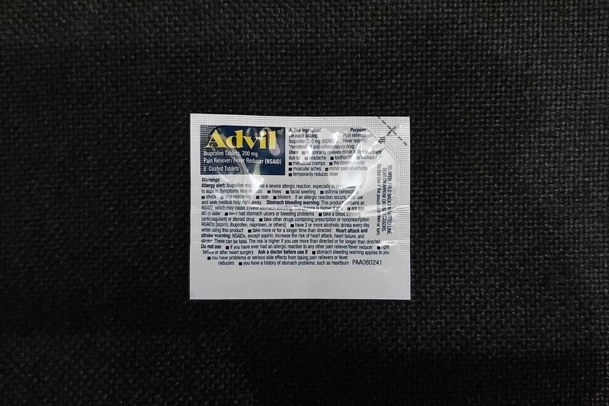 <Cleaning> Advil extra strength 2 caplet