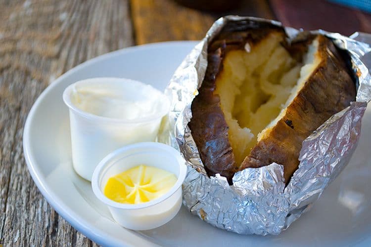 Patate au four.