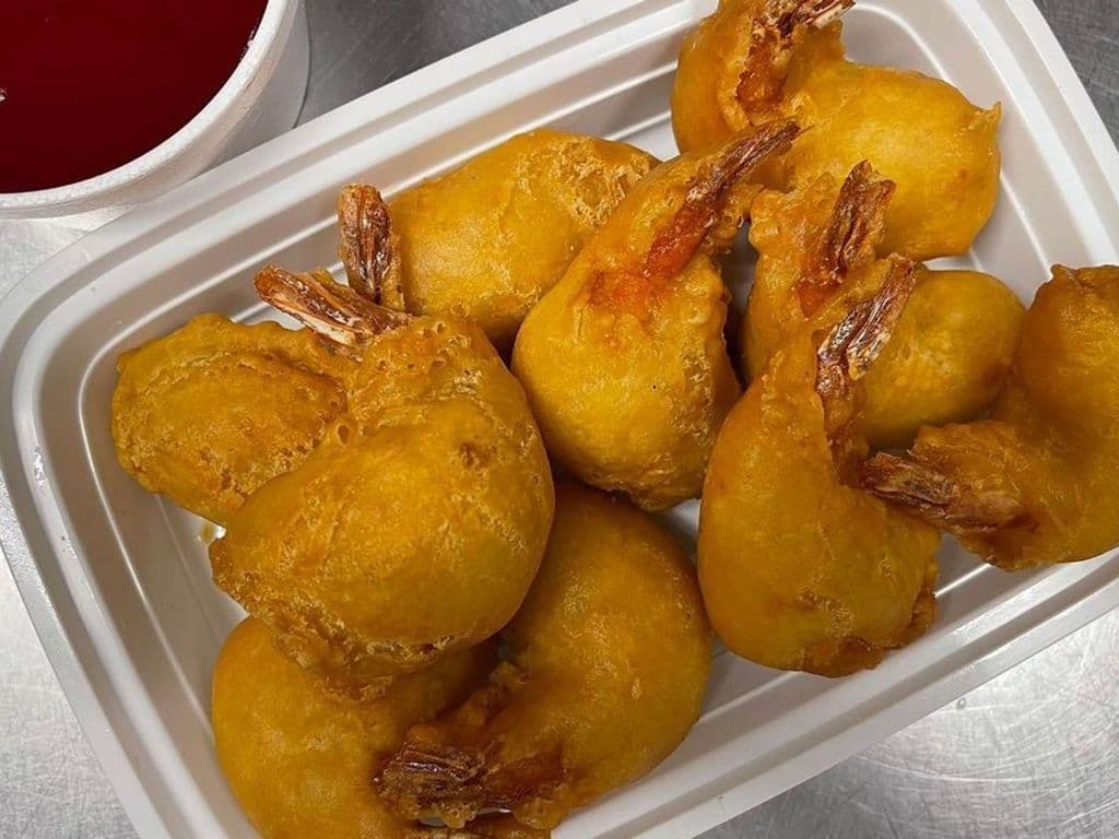 47. Battered Shrimp with Sweet & Sour Sauce