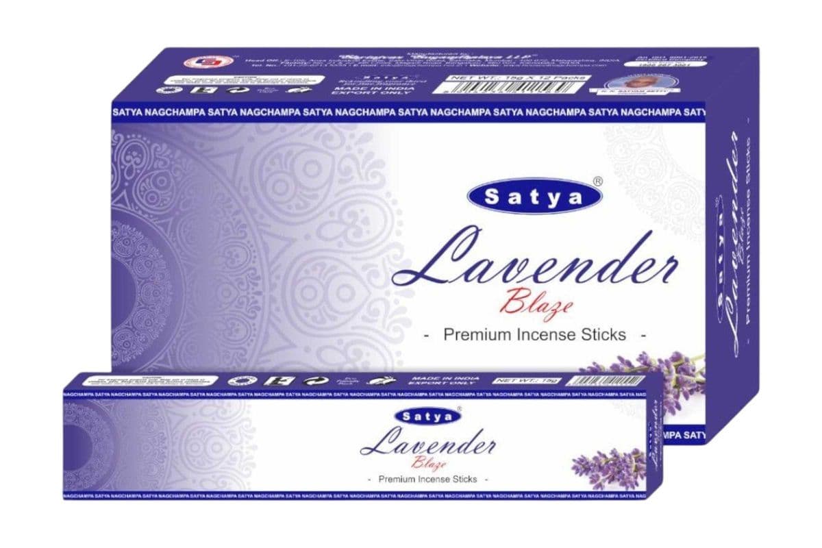 Incense Lavender Blaze (Satya) (15G)