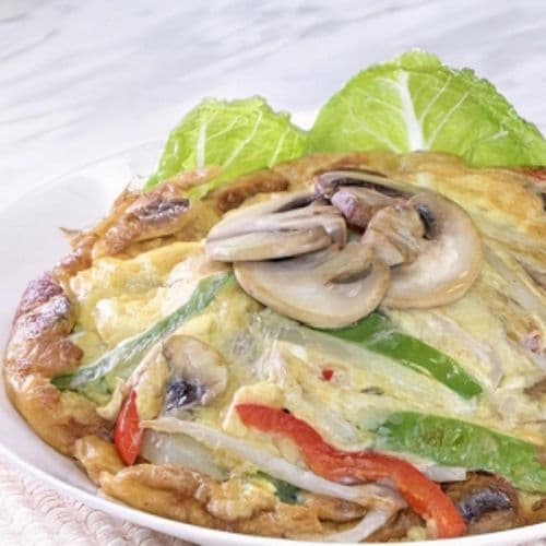 Mushroom Egg Foo Young / 蘑菇蛋芙蓉