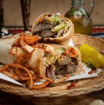 Beef Shawarma Wrap