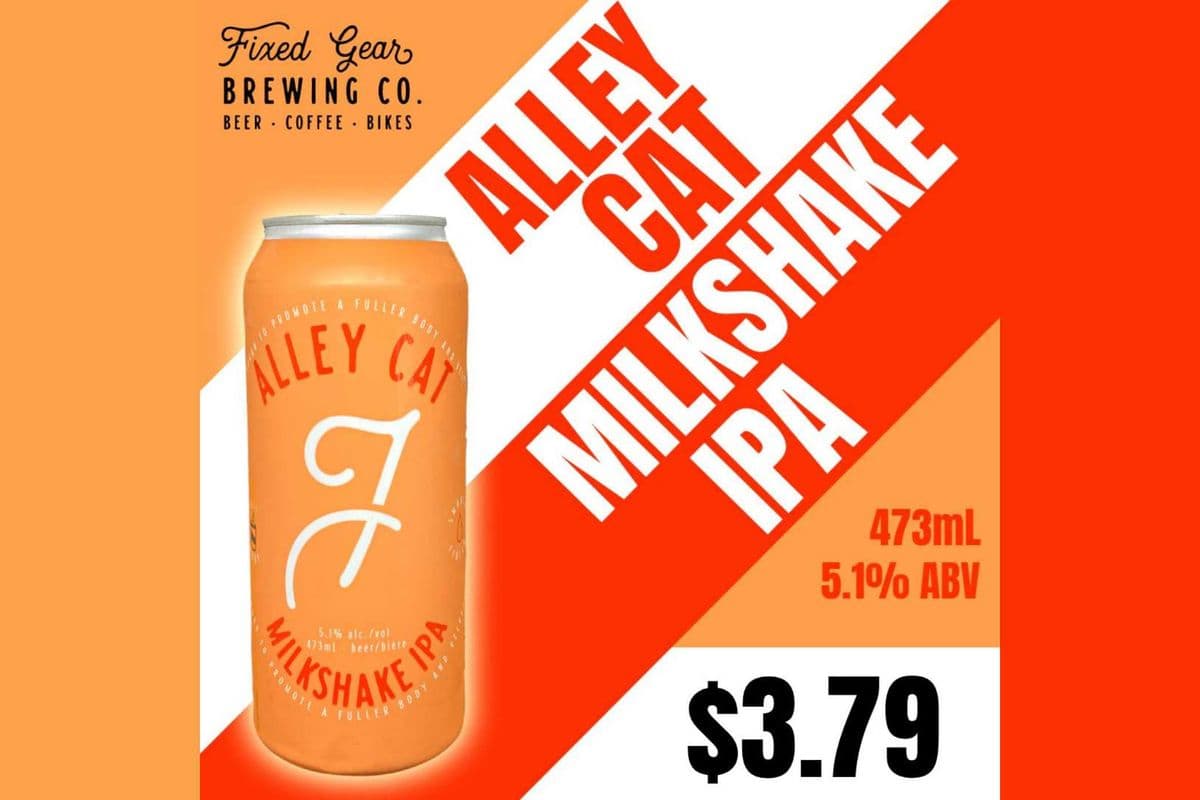 Alley Cat Milkshake IPA (16oz Canned Beer) (1 x 473 mL)