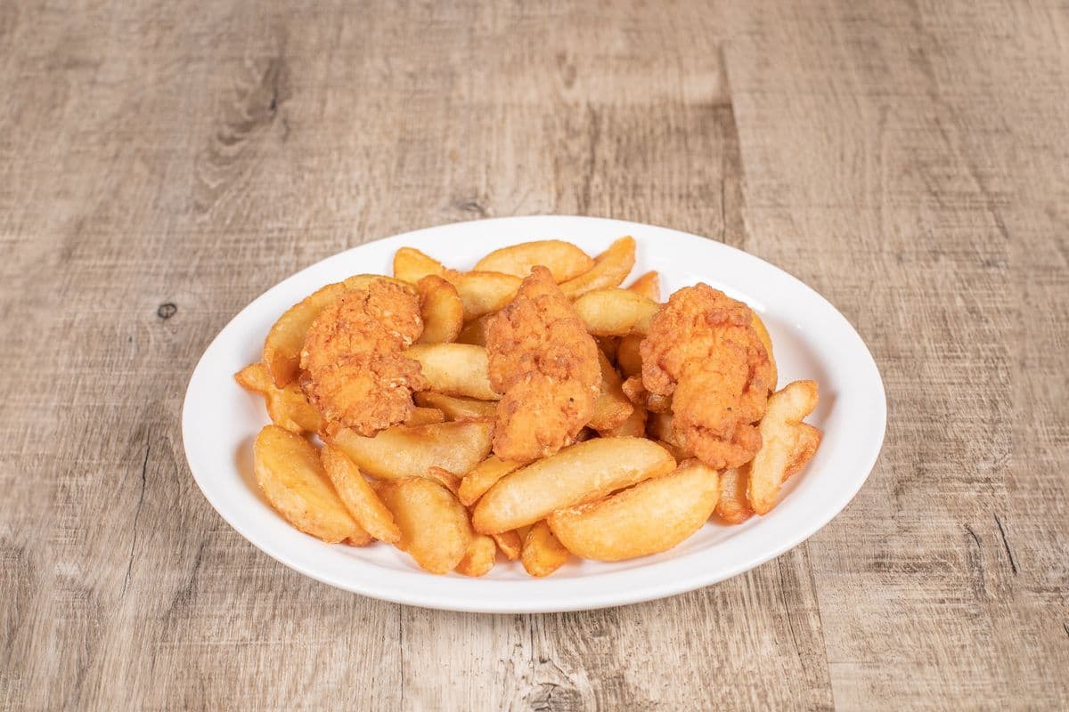 Small Chicken Fingers and Fries