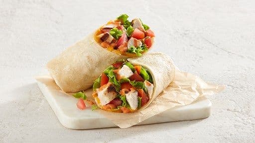 Chipotle Chicken on a wrap