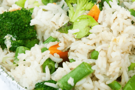 Lunch Special No. 11 - Mixed Vegetables on Chow Mein or Steamed Rice