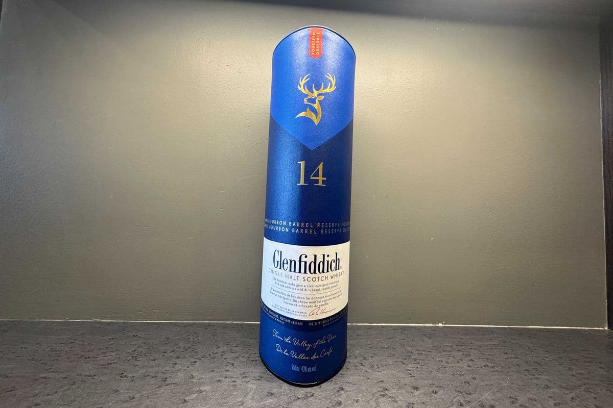 Glenfiddich 14 Year Bourbon Barrel Reserve Single Malt Whisky Bottle (1 x 750ml)