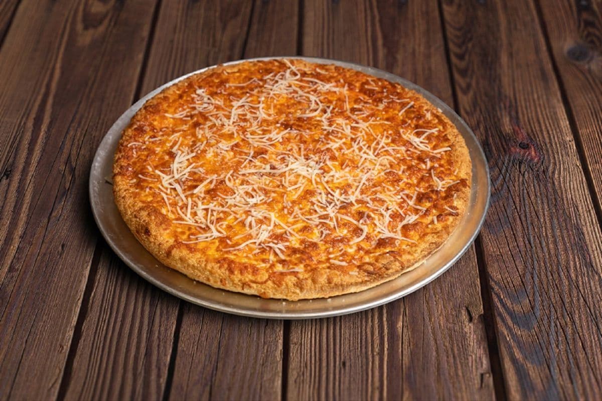 4. 10" Small Mozzarella, Parmesan, and Cheddar Pizza