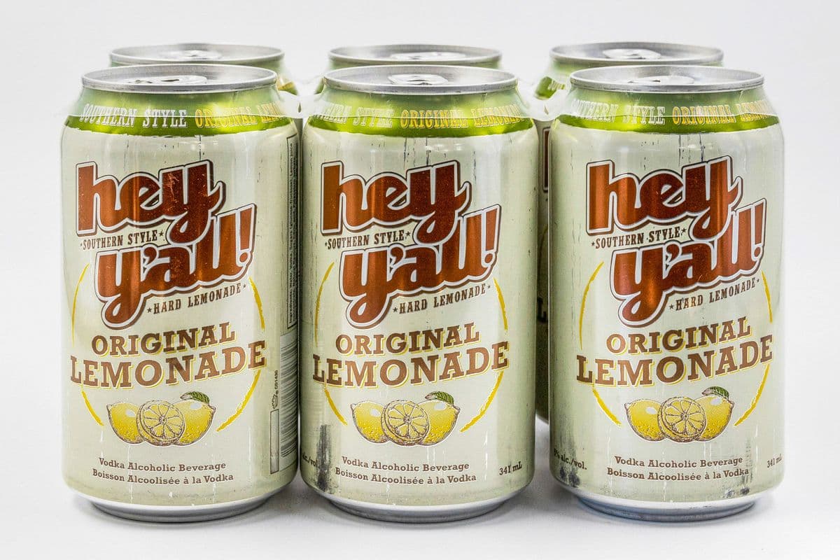 HEY Y'ALL SOUTHERN STYLE HARD LEMONADE (6 PACK) (6 x 355ML CAN)