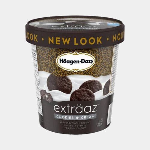 Häagen-Dazs Biscuits et crème (500mL) / Häagen-Dazs Cookies & Cream (500mL)