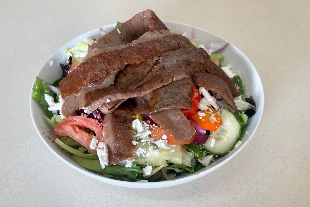 Medium Greek Salad with Gyro Meat