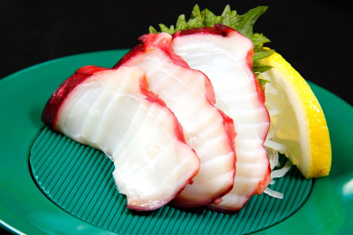 16. Octopus (Tako) Sashimi