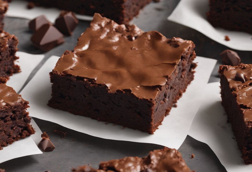 Double Chocolate Fudge Brownie (V)