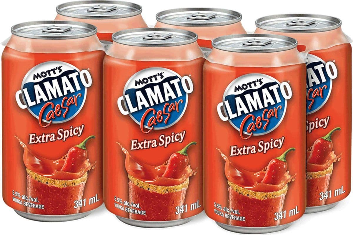 Mott's Ceasar Extra Spicy 6X341ML (6 x 341ml)