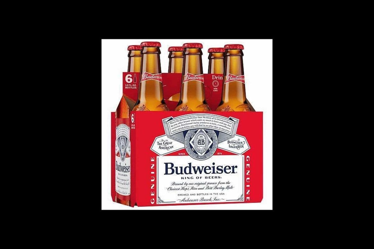 BUDWEISER (6 x 341 ML BOTTLE) (6 x 341ML BOTTLE)