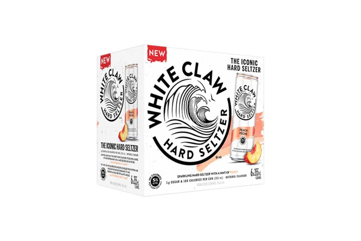 White Claw Peach (6 Cans) (6 x 355ml)