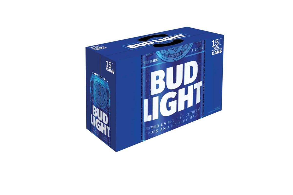 Bud Light 15 Cans (15 x 355ml)